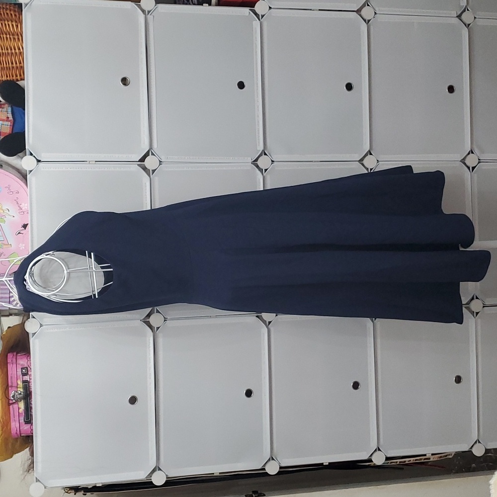 Dress the Population Navy Blue Midi Dress - Picture 4 of 13